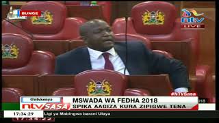 Speaker Justin Muturi passes the motion of 8% VAT on petroleum products