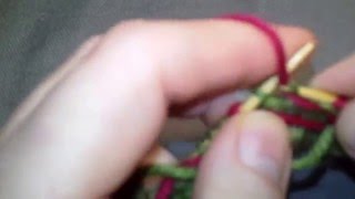 Вязание жаккарда спицами.