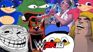 MEME Royal Rumble WWE 2K18 Gameplay