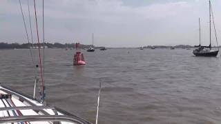 Crossing the Deben Bar