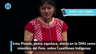 Irma Pineda indígena ante la ONU