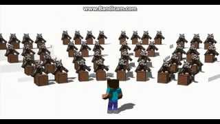 Minecraft танец #1