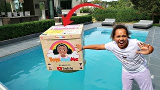 TIANA'S TOYS IN OUR SWIMMING POOL PRANK!!