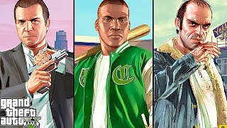 Grand Theft Auto V (GTA 5) FULL MOVIE All Cutscenes - Grand Theft Auto 5 PS4