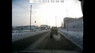 Стерлитамак - "инспектор"-нарушитель Даутов-13.01.2013г. - Профсоюзная - Железнодорожная