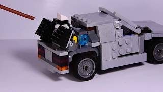 lego самодельная машина времени делориан из фильма назад в будущее
