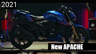 2021 TVS APACHE RTR 200 4V Launch with New Features || Price | New Changes || New Colour