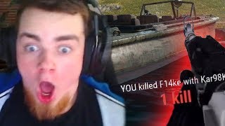 Iron Sight KAR98K Trickshot! | PUBG