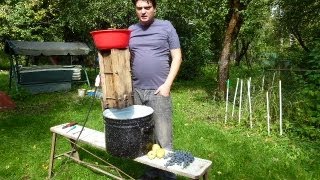 Дробилка для яблок,винограда самодельная