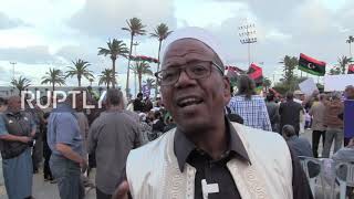 Libya: Dozens protest Haftar and Gaddafi’s candidacy for presidency in Tripoli