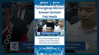 SHORT Suhartoyo Bongkar Alasan Anwar Usman Tak Hadiri Pelantikan Ketua MK Baru