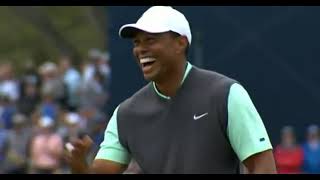 퍼팅하다 빵터진 타이거우즈 ㅋㅋ Tiger Woods funny putting shot -[Players Championship 3R] 2019.3.17