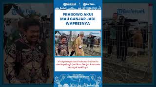 SHORT | Prabowo Subianto Bikin Heboh Usai Jujur Awalnya Ingin Ganjar Jadi Wakil Presidennya