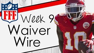 Week 9 Waiver Wire Pickups - 2016 Fantasy Football