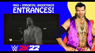 NWO Edition + Immortal Undertaker Pre Order Entrances | WWE 2K22