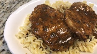 Boneless Pork Chops in Gravy