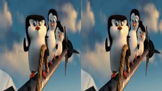 VR video cardboard - The Penguins of Madagascar 2014 [3D Side By Side]