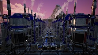 Satisfactory 10 Обзор базы с суперкомпьютерами