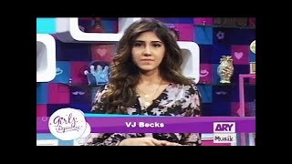 Girls Republic | VJ Becks |Topic -Apki zindagi Mein Apk Kis Se Effect Hotay ?  | ARY Musik