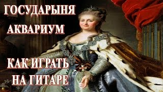 Государыня Аквариум Аккорды | Как играть на гитаре