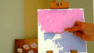 Как нарисовать подсолнух мастихином. How to Paint with a Palette Knife.Мастихин.Техника рисования.