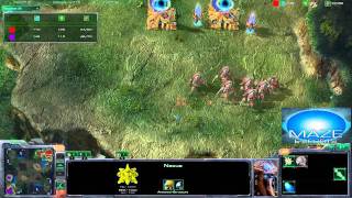 1v1 - Rootqxc (T) v Poison (P) - ICCup Maps