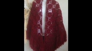 Очень простой и красивый мотив для шали.Beautiful motif for shawls