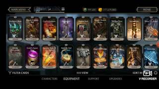 Mortal Kombat Android Account Giveaway!//Отдаю Аккаунт Mortal Kombat Mobile!