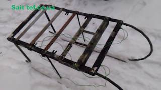 Самодельные санки (испытания в конце видео).