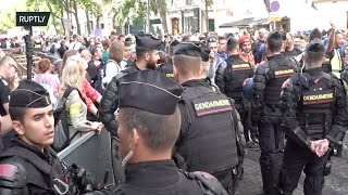 LIVE: Anti-health pass protests continue in Paris