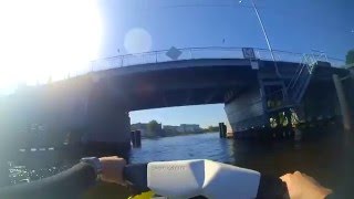 xiaomi yi action camera on watercraft