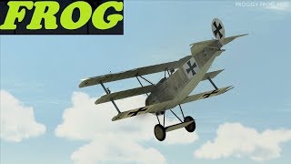 Getting the hang of the Fokker Dr.1 triplane. (Rise of Flight)