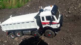 LESU MB SK Kipper 8x8 Mercedes 1:14 mit Scaleart Hydraulikpumpe world-of-modells