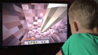 Как добыть алмазы и золото в Майнкрафт Часть 1 minecraft