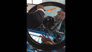 Disassemble the tire from Chadwick & Taylor E-bike