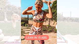 5 Exercise Moves For Toned ABS | Rebecca Louise #Shorts
