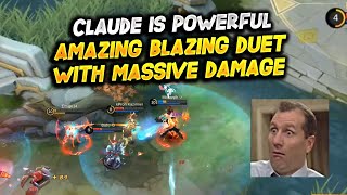 CLAUDE IS POWERFUL ?? AMAZING BLAZING DUET WITH MASSIVE DAMAGE - 1140 DIAMONDS GIVEAWAY