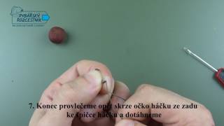 Bezuzlové vázání z potahované šňůry