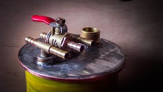 Бачок для ювелирной горелки из подручных материалов. How to make gasoline torch (part 5)