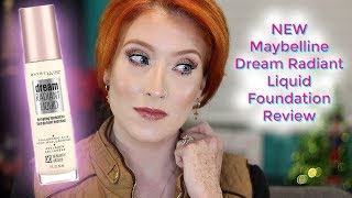 NEW Maybelline Dream Radiant Liquid Foundation Review