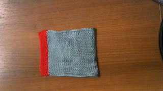 Как связать планку на полочке. Мастер класс. Планка связанная платочной вязко #вязание #лучшее #мк