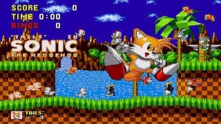 Tails in Sonic 1 :: First Look Gameplay (720p/60fps)