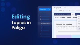 Editing Topics in Paligo