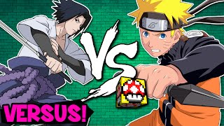 Minecraft: VERSUS! - NARUTO VS. SASUKE!! (c/ Nenhos e Pig) - Lucky Block