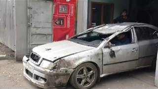 Skoda octavia tour AGU 1.8T перевертышь на ходу
