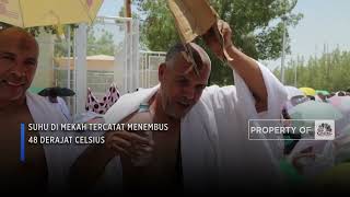 Suhu Tembus 48 Derajat, Pemerintah Saudi Bikin Semprotan Air