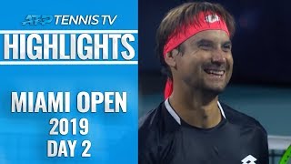 Ferrer rolls back the years; Auger-Aliassime continues strong 2019 | Miami 2019 Day 2 Highlights