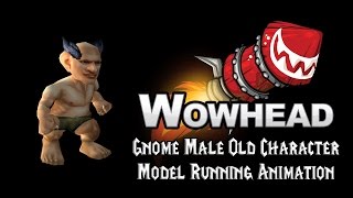 [Legion] Gnome Male Old Character Model Running Animation