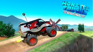 Машины МОНСТР ТРАКИ ЧУМОВЫЕ ГОНКИ в стиле ХОТ ВИЛС  MONSTER TRUCK #6 прохождение игры