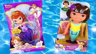 Sirenas Princesa Sofia + Dora Cambian De Color
